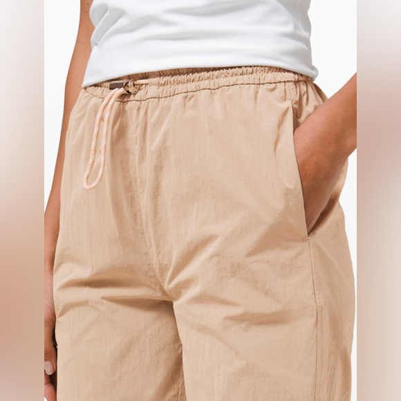 LULULEMON evergreen track pant hiking waterproof jogger olive green size 4 - Picture 3 of 13